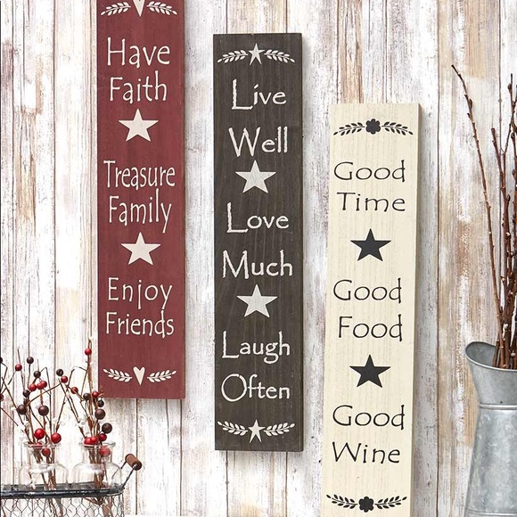 🆕Primitive Wall Signs Good Times - Picture 3 of 3